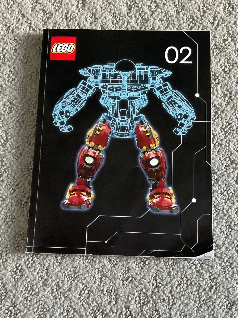 LEGO Iron Man Hulkbuster Buildable Figure - Red and Gold